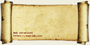 Jovana Bojanić vizit kartica